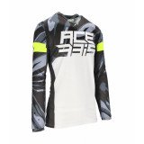 ACERBIS MX J-TRACK FIVE marškinėliai balta/pilka M