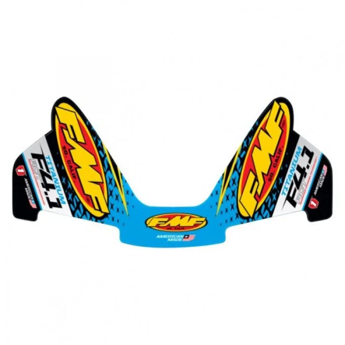 FMF F4.1 Titanium duslintuvo lipdukas