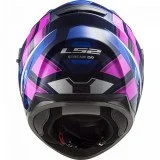 LS2 FF320 STREAM EVO LOOP UŽDARAS ŠALMAS MĖLYNA/ROŽINĖ L