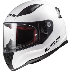 LS2 FF353 RAPID MINI SINGLE MONO vaikiškas uždaras šalmas - balta M