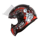 LS2 FF353 RAPID MINI VOODOO VAIKIŠKAS ŠALMAS JUODA/RAUDONA M