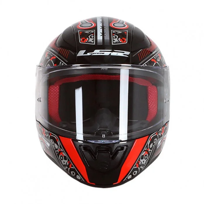 LS2 FF353 RAPID MINI VOODOO VAIKIŠKAS ŠALMAS JUODA/RAUDONA M