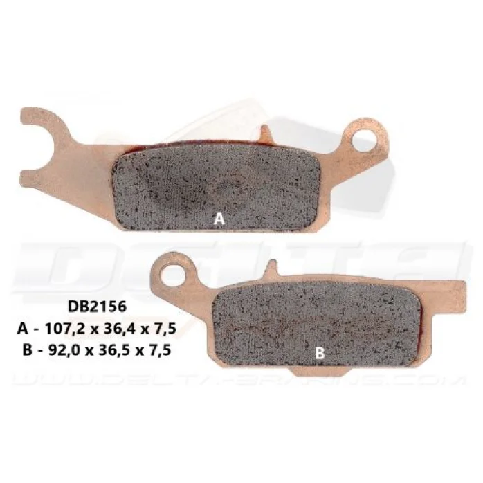 DELTA BRAKING stabdžių trinkelės kaladėlės Yamaha YFM Grizzly 550 700 DL226 (alt. DP980 FA444 FDB2230)
