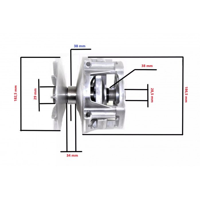 Variatorius Polaris Sportsman 2002-2006 (OEM 1321976)