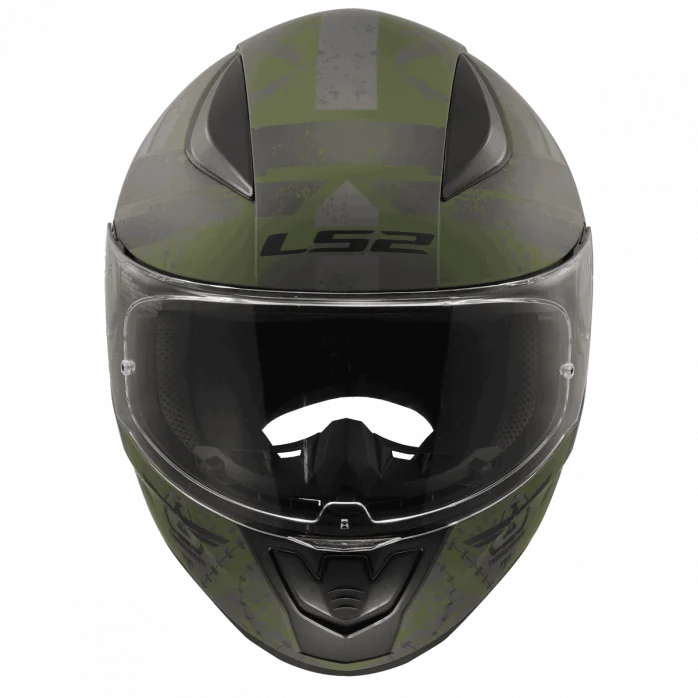 LS2 FF353 RAPID II THUNDER BIRDS M.MILITARY uždaras šalmas M