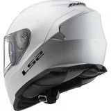 LS2 FF800 STORM II SOLID WHITE uždaras šalmas XL