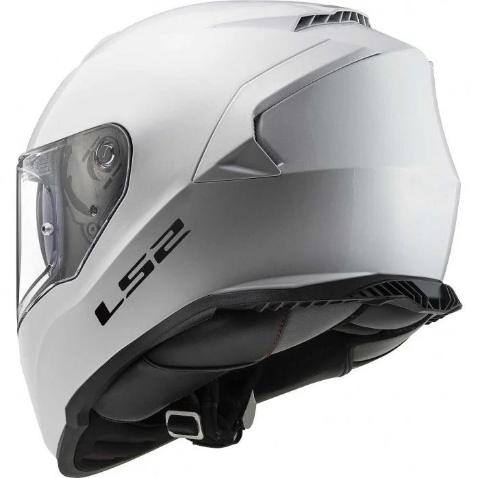 LS2 FF800 STORM II SOLID WHITE uždaras šalmas XL