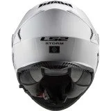 LS2 FF800 STORM II SOLID WHITE uždaras šalmas XL