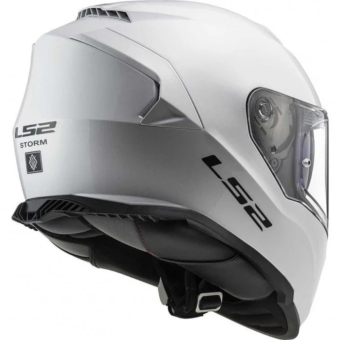 LS2 FF800 STORM II SOLID WHITE uždaras šalmas XL