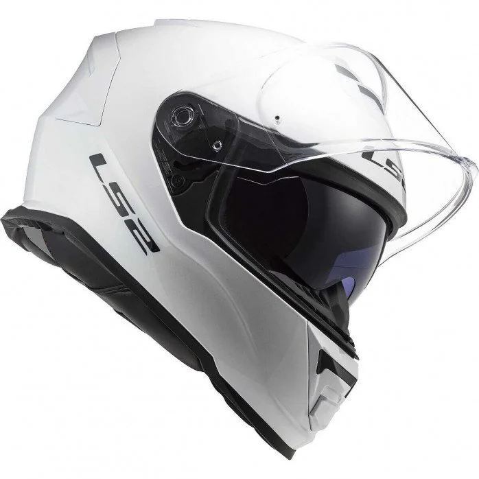 LS2 FF800 STORM II SOLID WHITE uždaras šalmas XL