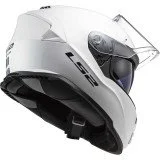 LS2 FF800 STORM II SOLID WHITE uždaras šalmas XL