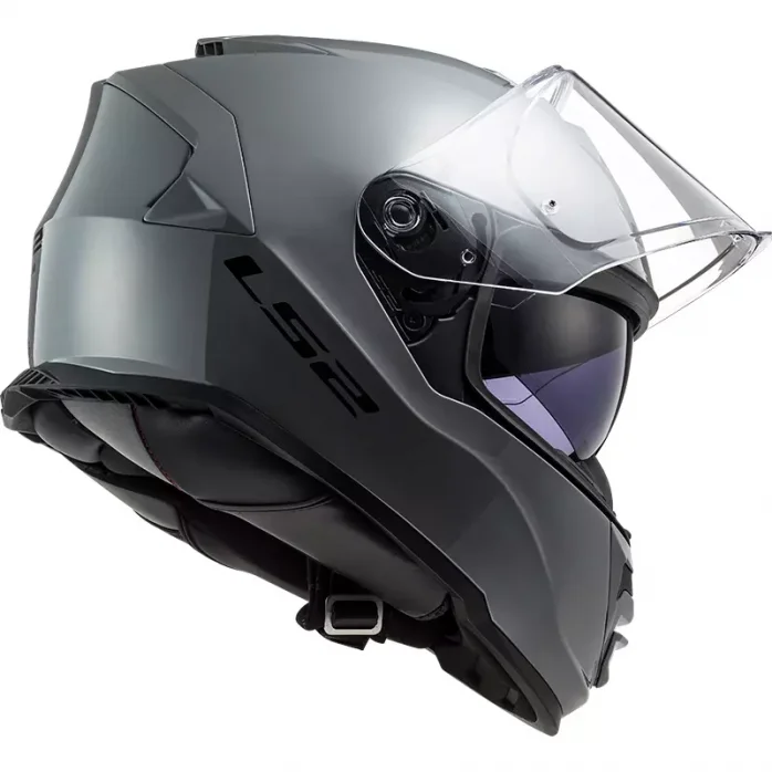 LS2 FF800 STORM II SOLID NARDO GREY UŽDARAS ŠALMAS S