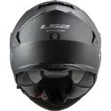LS2 FF800 STORM II SOLID MATT TITANIUM UŽDARAS ŠALMAS XS