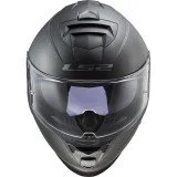 LS2 FF800 STORM II SOLID MATT TITANIUM UŽDARAS ŠALMAS XS