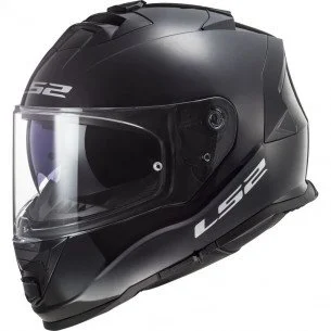 LS2 FF800 STORM II SOLID GLOSS BLACK UŽDARAS ŠALMAS 3XL