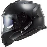 LS2 FF800 STORM II SOLID GLOSS BLACK UŽDARAS ŠALMAS 3XL