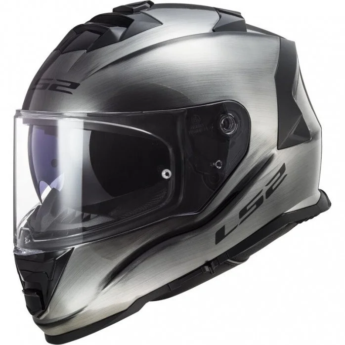 LS2 FF800 STORM II JEANS TITANIUM UŽDARAS ŠALMAS L