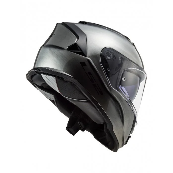 LS2 FF800 STORM II JEANS TITANIUM UŽDARAS ŠALMAS L