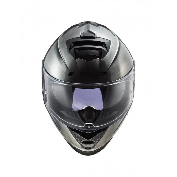 LS2 FF800 STORM II JEANS TITANIUM UŽDARAS ŠALMAS L