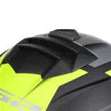 LS2 FF800 STORM II NERVE M.BLACK H-V YELLOW UŽDARAS ŠALMAS L