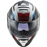 LS2 FF800 STORM II RACER RED BLUE UŽDARAS ŠALMAS M