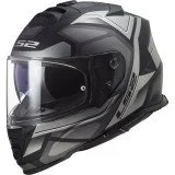LS2 FF800 STORM II FASTER MATT TITANIUM UŽDARAS ŠALMAS M