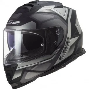 LS2 FF800 STORM II FASTER MATT TITANIUM UŽDARAS ŠALMAS 3XL