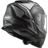 LS2 FF800 STORM II FASTER MATT TITANIUM UŽDARAS ŠALMAS M