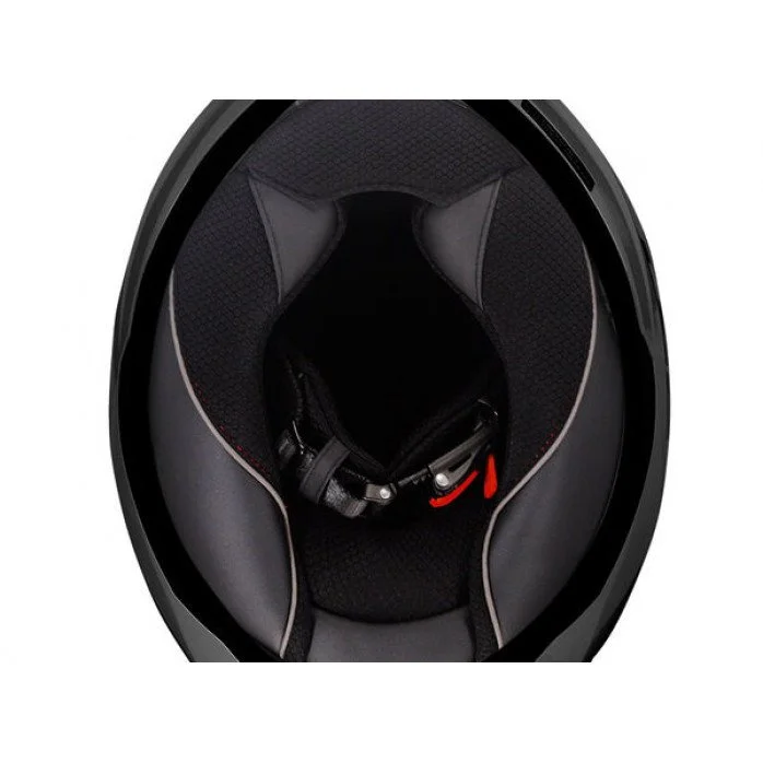 LS2 FF808 STREAM II FURY UŽDARAS ŠALMAS JUODA/GELTONA XS