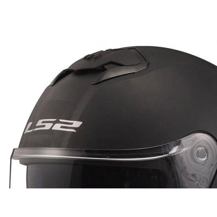 LS2 FF808 STREAM II FURY UŽDARAS ŠALMAS JUODA/GELTONA XS