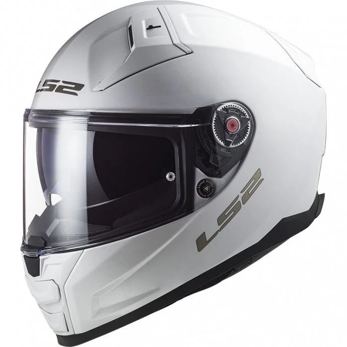 LS2 FF811 VECTOR II SOLID WHITE uždaras šalmas S