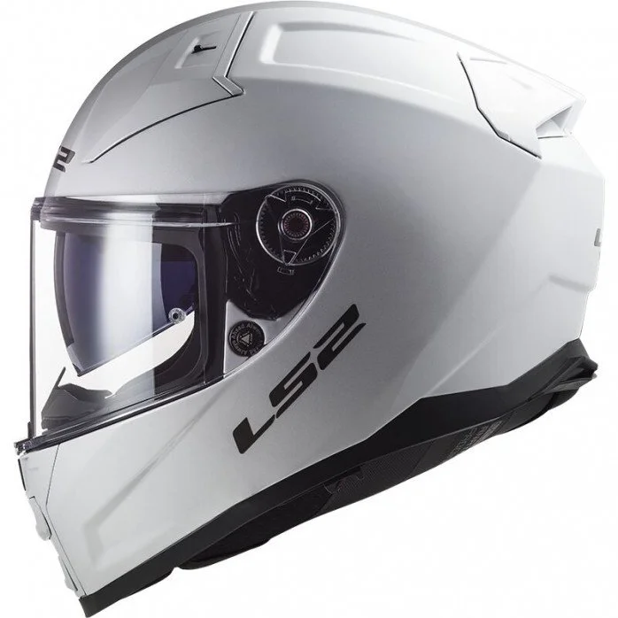 LS2 FF811 VECTOR II SOLID WHITE uždaras šalmas S