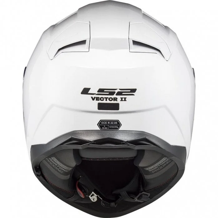 LS2 FF811 VECTOR II SOLID WHITE uždaras šalmas S