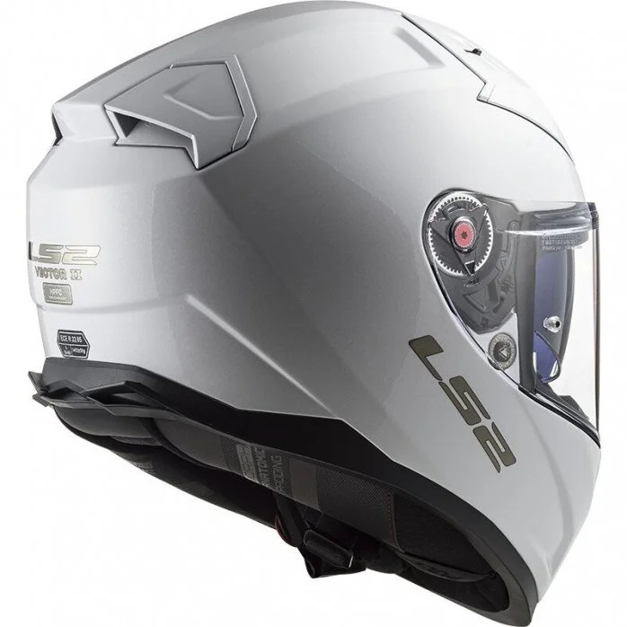 LS2 FF811 VECTOR II SOLID WHITE uždaras šalmas S