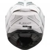 LS2 FF811 VECTOR II ALIZER M.WHITE SILVER uždaras šalmas XS