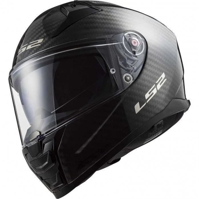LS2 FF811 VECTOR II GLOSS CARBON uždaras šalmas S