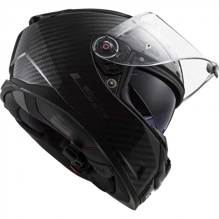 LS2 FF811 VECTOR II GLOSS CARBON uždaras šalmas S