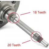 Sankabos būgnas Yamaha Grizzly 700 2008-12 (OEM 16B-16611-01-00)