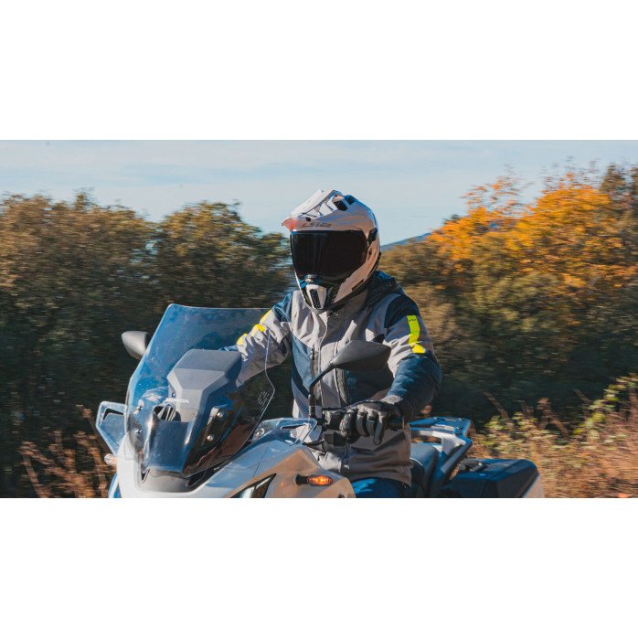 LS2 MX701 EXPLORER SOLID ŠALMAS BALTAS 3XL