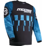 MOOSERACING QUALIFIER Motokroso Marškinėliai - Mėlyna/Juoda - L