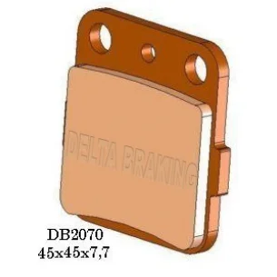 DELTA BRAKING stabdžių trinkelės kaladėlės Honda TRX 250 300 350 420 500 520 DL007 (alt. DP811 FA84/2 FDB381)
