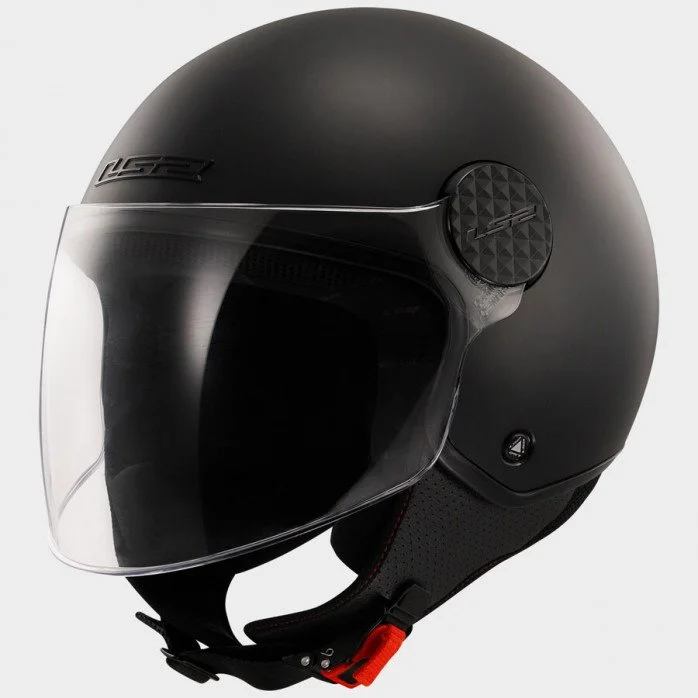 LS2 OF558 SPHERE LUX II SOLID MATT BLACK atviras šalmas XS
