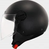LS2 OF558 SPHERE LUX II SOLID MATT BLACK atviras šalmas XS