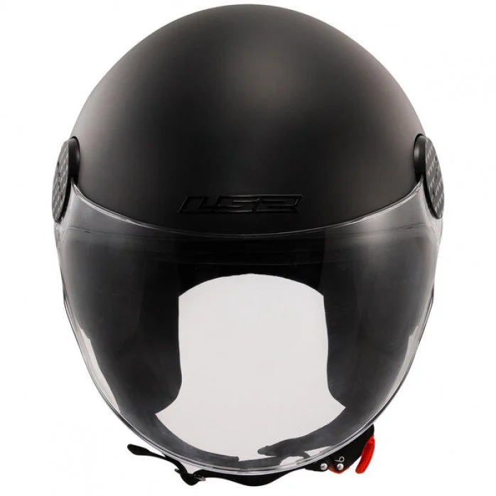 LS2 OF558 SPHERE LUX II SOLID MATT BLACK atviras šalmas XS