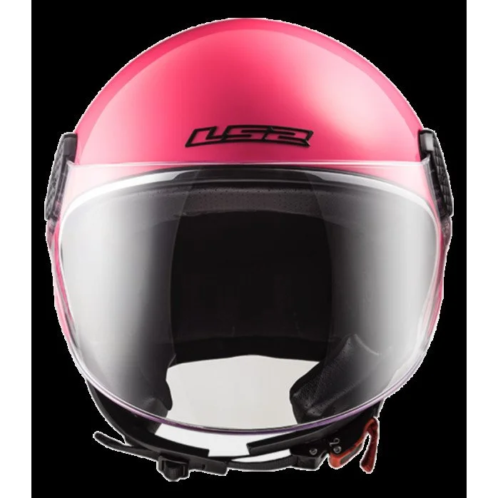 LS2 OF558 SPHERE LUX II SOLID FLUO PINK atviras šalmas L