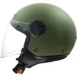 LS2 OF558 SPHERE LUX II SOLID M.MILITARY GREEN atviras šalmas S