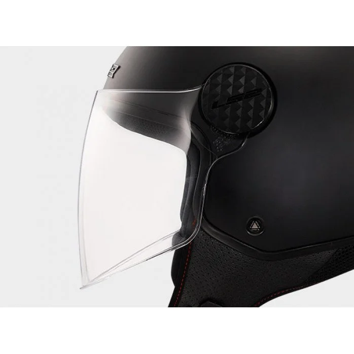 LS2 OF558 SPHERE LUX II SOLID MATT TITANIUM atviras šalmas XXL
