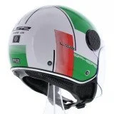 LS2 OF558 SPHERE LUX II FIRM WHITE GREEN RED atviras šalmas XL