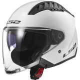LS2 OF600 COPTER II GLOSS WHITE atviras šalmas XS