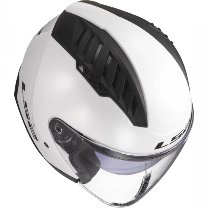 LS2 OF600 COPTER II GLOSS WHITE atviras šalmas XS